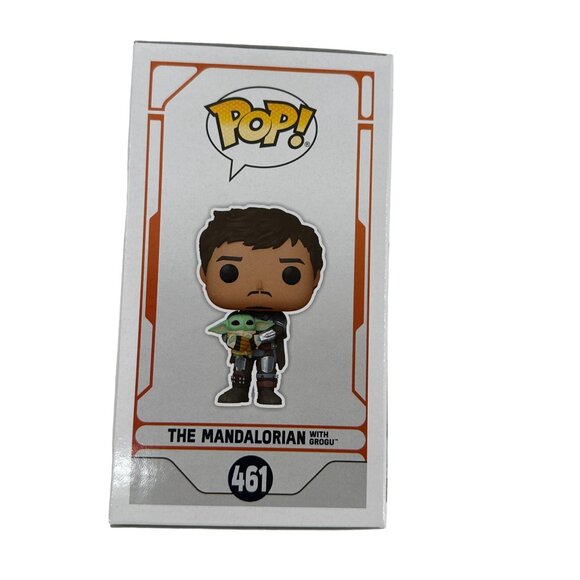 Funko Pop Star Wars The Mandalorian with Grogu Figurine NWT #461 - Picture 5 of 7